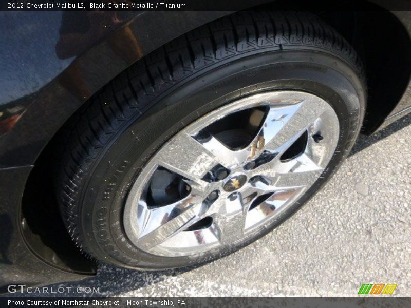Black Granite Metallic / Titanium 2012 Chevrolet Malibu LS