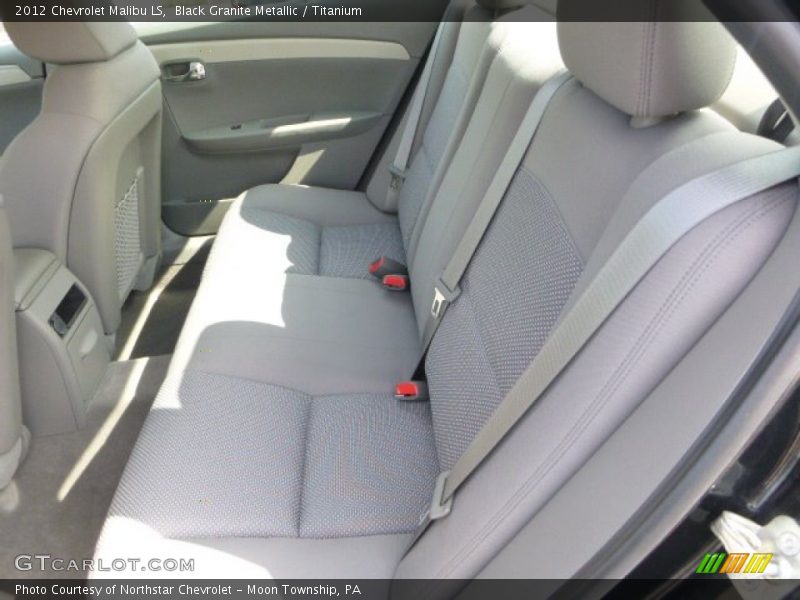 Black Granite Metallic / Titanium 2012 Chevrolet Malibu LS
