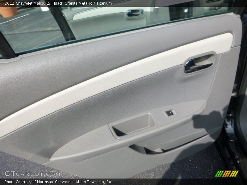 Black Granite Metallic / Titanium 2012 Chevrolet Malibu LS