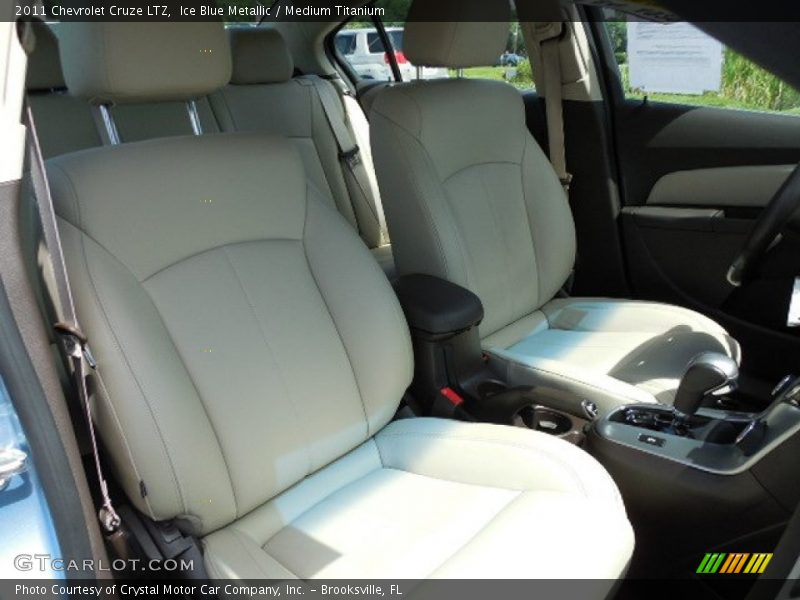 Ice Blue Metallic / Medium Titanium 2011 Chevrolet Cruze LTZ