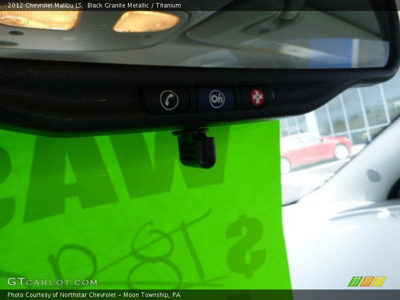 Black Granite Metallic / Titanium 2012 Chevrolet Malibu LS