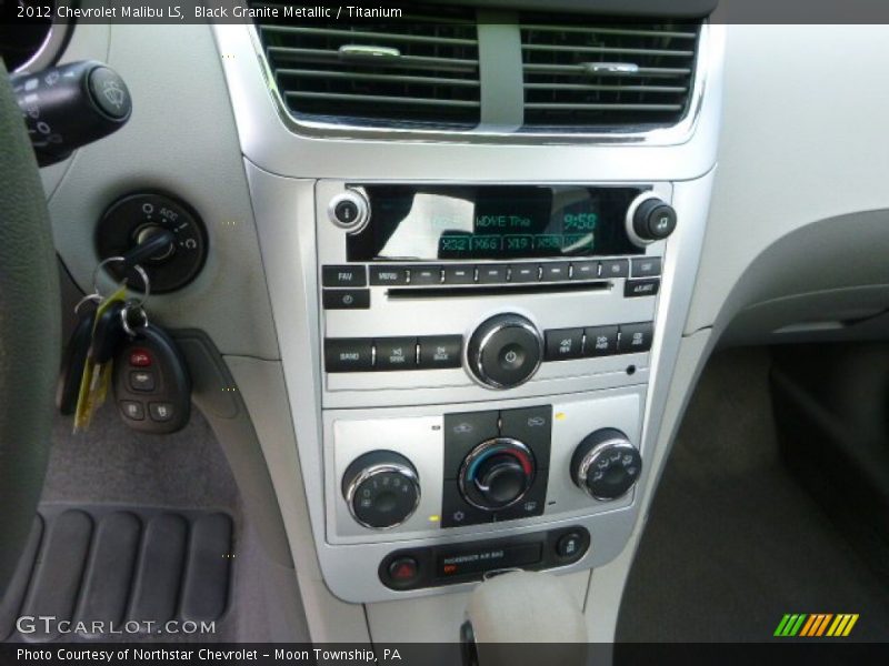 Black Granite Metallic / Titanium 2012 Chevrolet Malibu LS