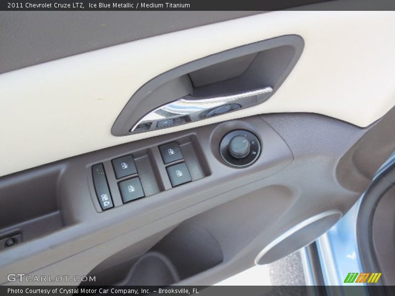 Ice Blue Metallic / Medium Titanium 2011 Chevrolet Cruze LTZ