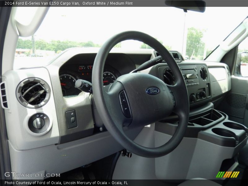 Oxford White / Medium Flint 2014 Ford E-Series Van E150 Cargo Van