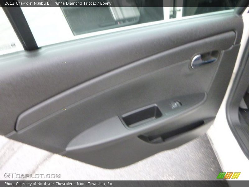 White Diamond Tricoat / Ebony 2012 Chevrolet Malibu LT
