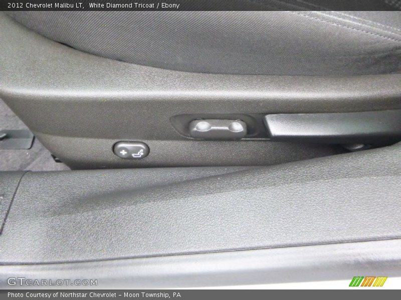 White Diamond Tricoat / Ebony 2012 Chevrolet Malibu LT