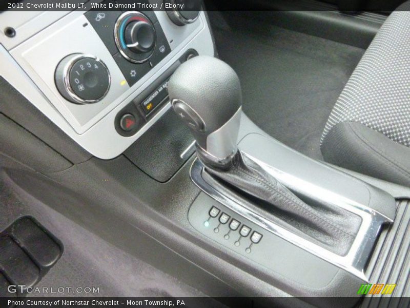 White Diamond Tricoat / Ebony 2012 Chevrolet Malibu LT