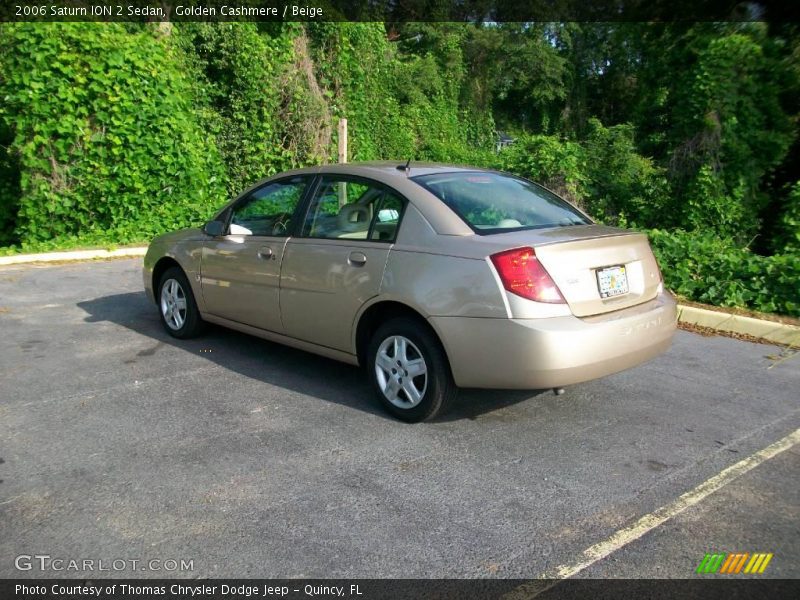 Golden Cashmere / Beige 2006 Saturn ION 2 Sedan