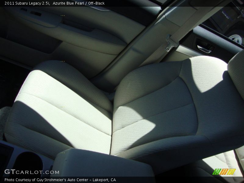 Azurite Blue Pearl / Off-Black 2011 Subaru Legacy 2.5i