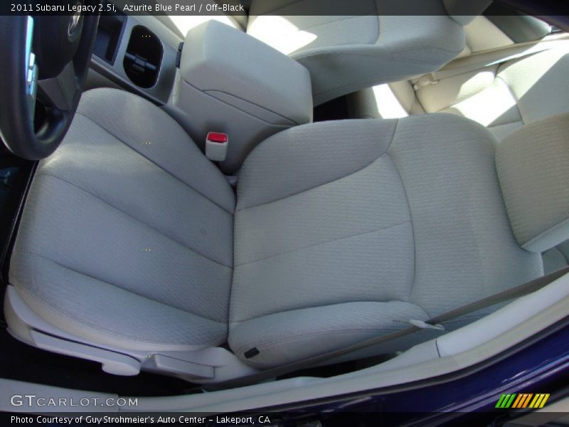 Azurite Blue Pearl / Off-Black 2011 Subaru Legacy 2.5i