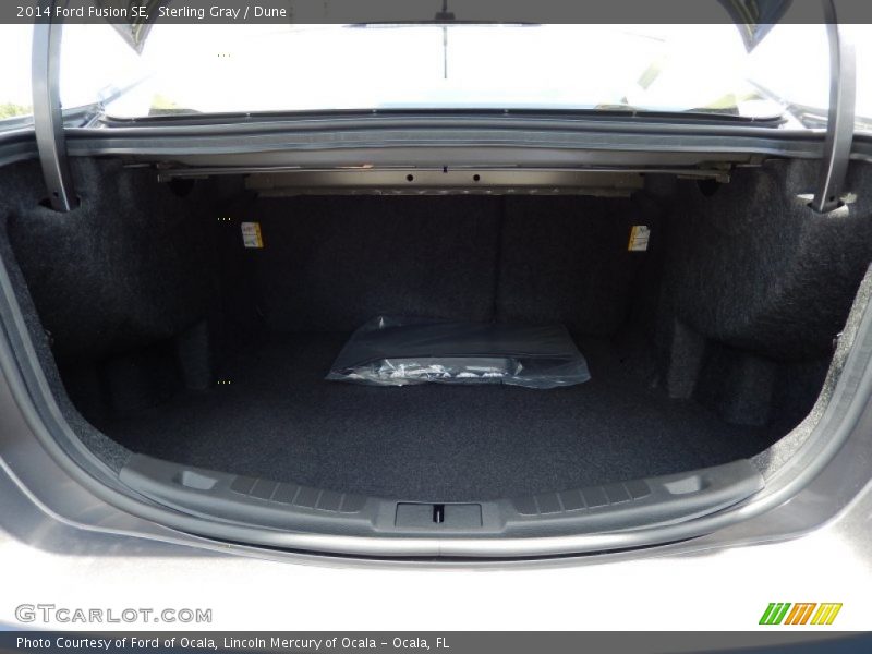 Sterling Gray / Dune 2014 Ford Fusion SE