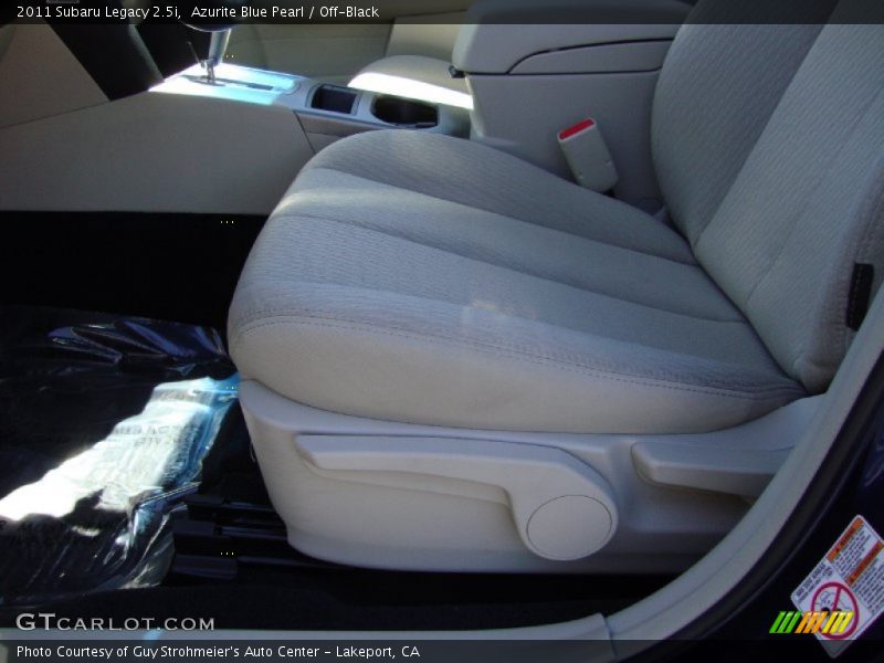 Azurite Blue Pearl / Off-Black 2011 Subaru Legacy 2.5i