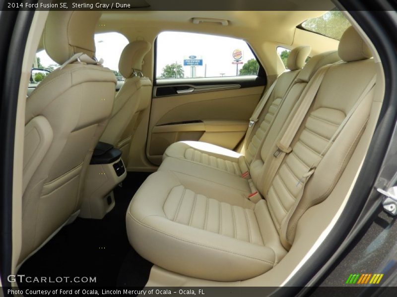 Sterling Gray / Dune 2014 Ford Fusion SE