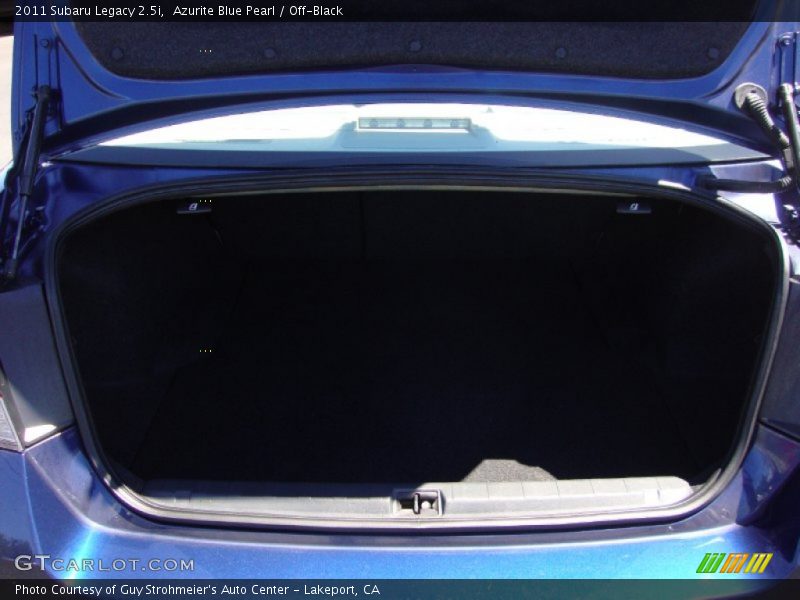 Azurite Blue Pearl / Off-Black 2011 Subaru Legacy 2.5i