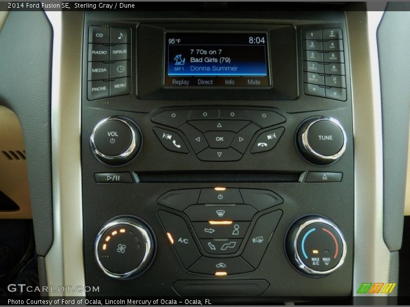 Sterling Gray / Dune 2014 Ford Fusion SE