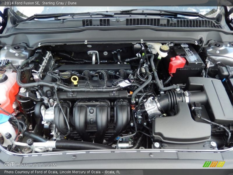 Sterling Gray / Dune 2014 Ford Fusion SE