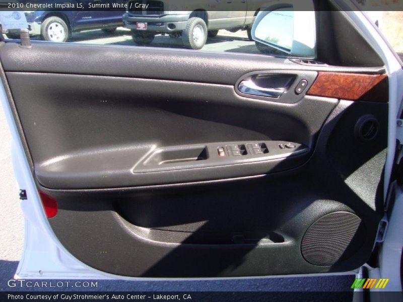Summit White / Gray 2010 Chevrolet Impala LS
