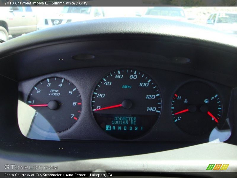 Summit White / Gray 2010 Chevrolet Impala LS