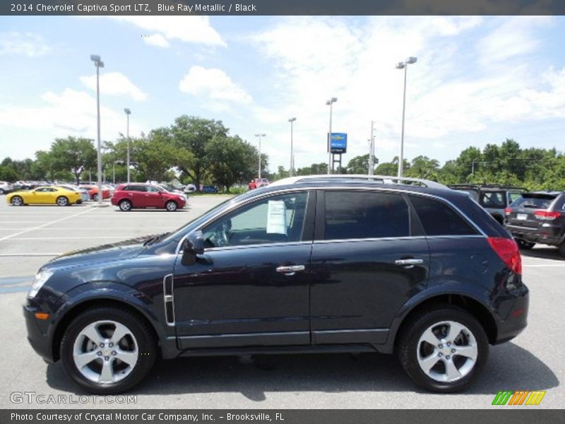 Blue Ray Metallic / Black 2014 Chevrolet Captiva Sport LTZ