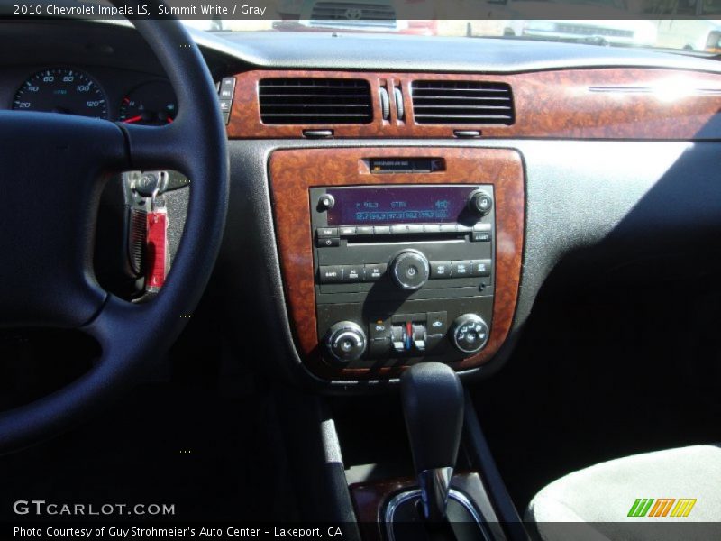 Summit White / Gray 2010 Chevrolet Impala LS