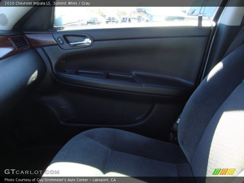 Summit White / Gray 2010 Chevrolet Impala LS