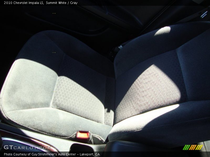 Summit White / Gray 2010 Chevrolet Impala LS