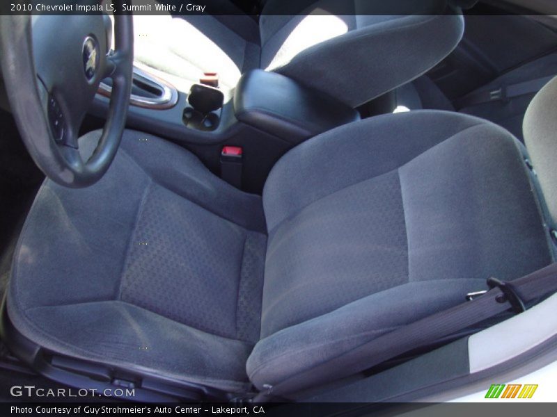 Summit White / Gray 2010 Chevrolet Impala LS