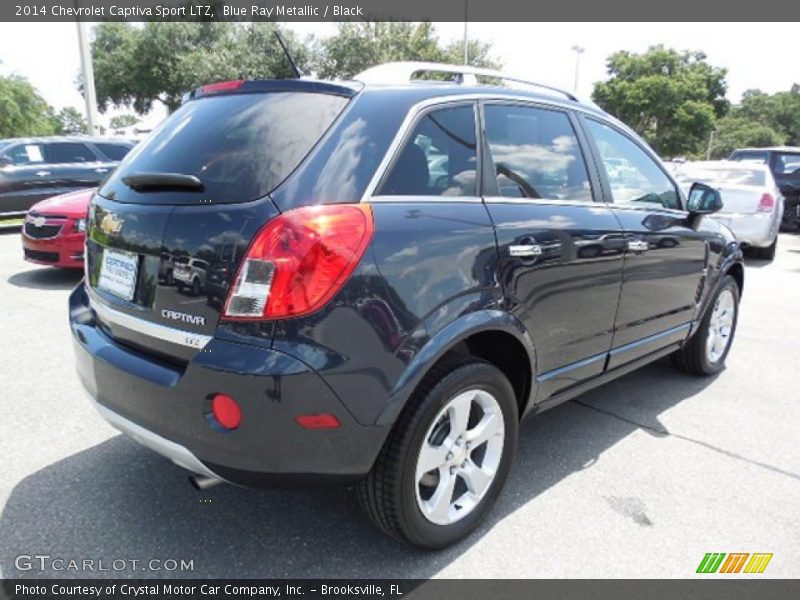 Blue Ray Metallic / Black 2014 Chevrolet Captiva Sport LTZ