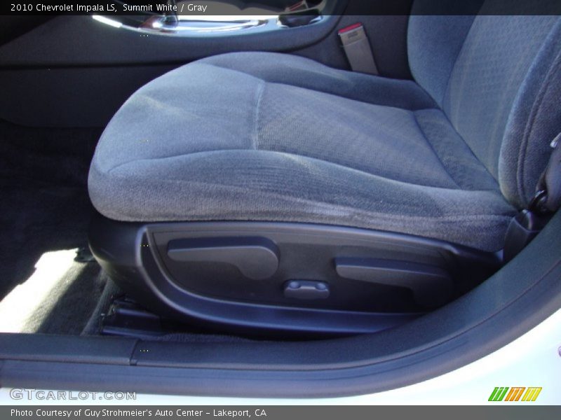 Summit White / Gray 2010 Chevrolet Impala LS