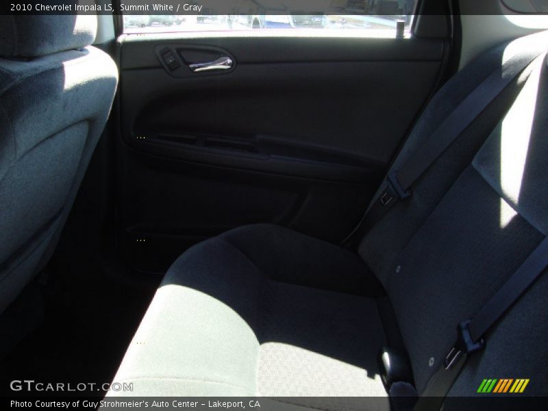 Summit White / Gray 2010 Chevrolet Impala LS