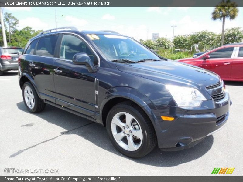 Blue Ray Metallic / Black 2014 Chevrolet Captiva Sport LTZ