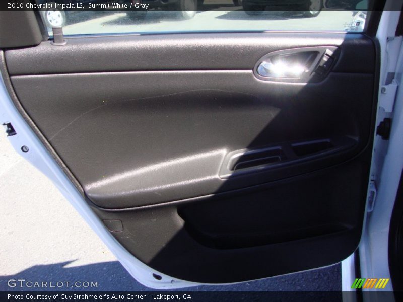 Summit White / Gray 2010 Chevrolet Impala LS