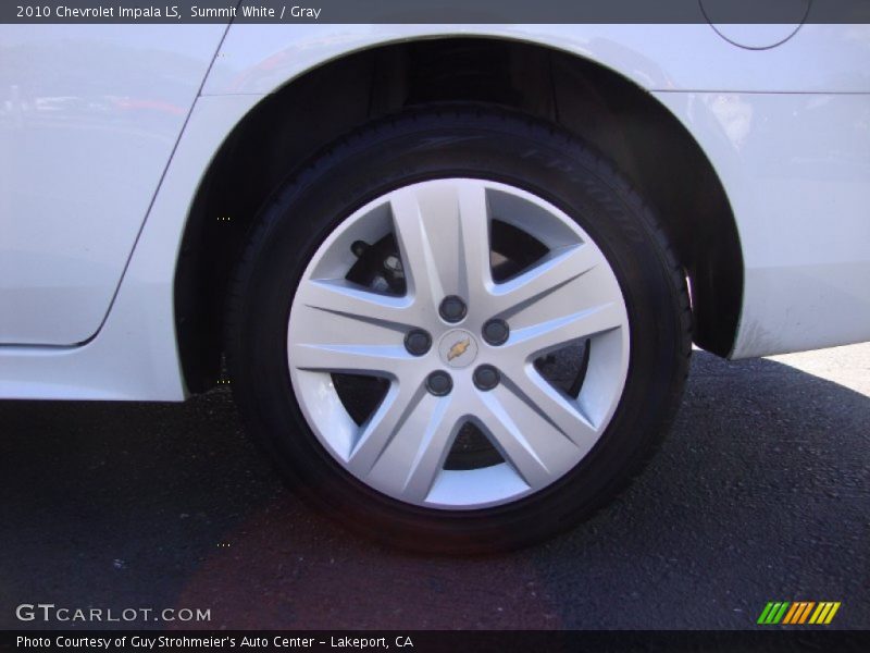 Summit White / Gray 2010 Chevrolet Impala LS
