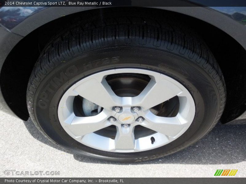 Blue Ray Metallic / Black 2014 Chevrolet Captiva Sport LTZ