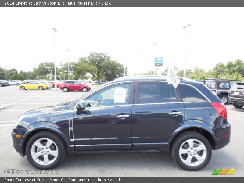 Blue Ray Metallic / Black 2014 Chevrolet Captiva Sport LTZ