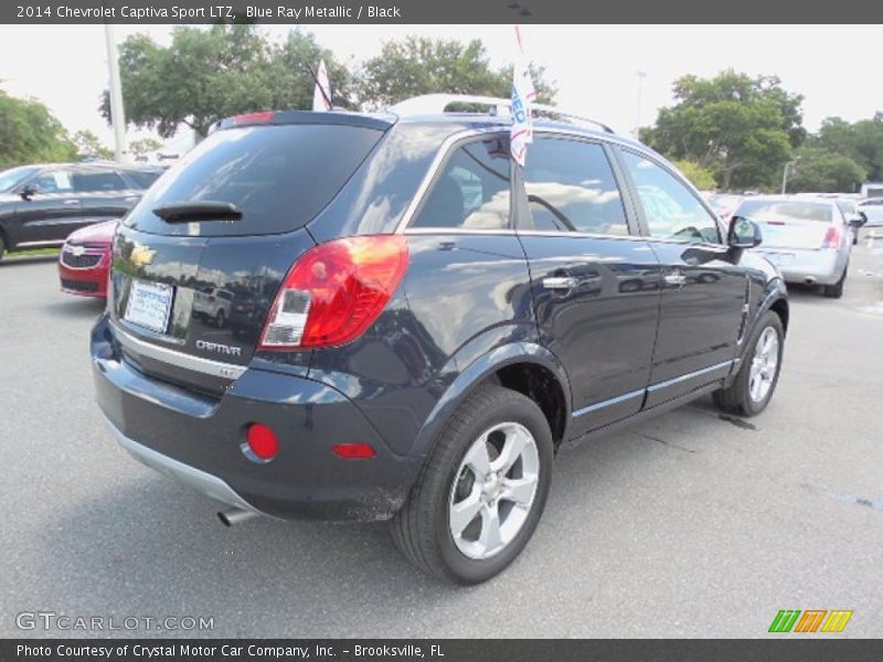 Blue Ray Metallic / Black 2014 Chevrolet Captiva Sport LTZ