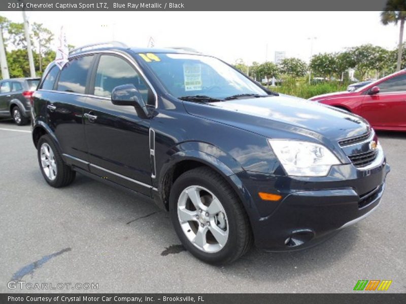 Blue Ray Metallic / Black 2014 Chevrolet Captiva Sport LTZ