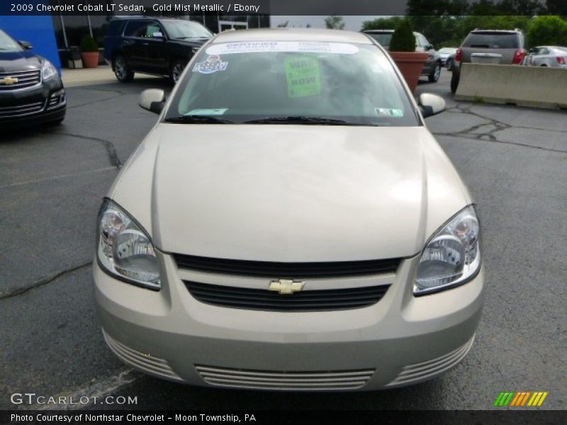 Gold Mist Metallic / Ebony 2009 Chevrolet Cobalt LT Sedan