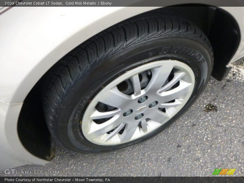 Gold Mist Metallic / Ebony 2009 Chevrolet Cobalt LT Sedan