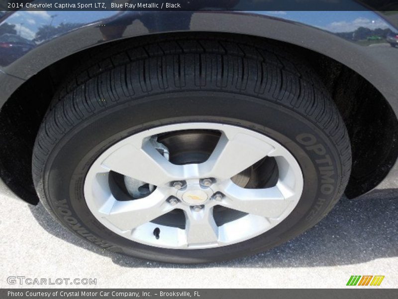 Blue Ray Metallic / Black 2014 Chevrolet Captiva Sport LTZ