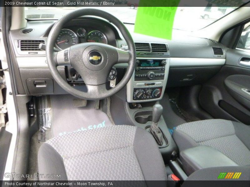 Gold Mist Metallic / Ebony 2009 Chevrolet Cobalt LT Sedan