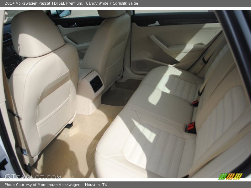Candy White / Cornsilk Beige 2014 Volkswagen Passat TDI SEL Premium
