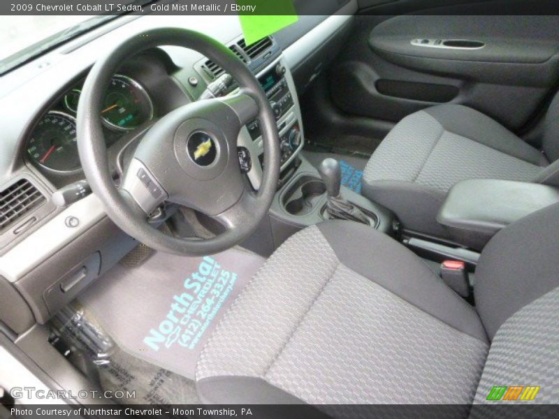 Gold Mist Metallic / Ebony 2009 Chevrolet Cobalt LT Sedan