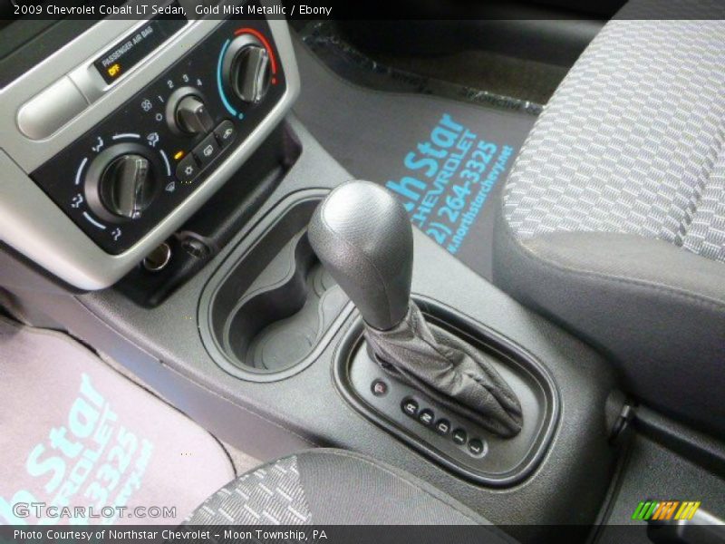 Gold Mist Metallic / Ebony 2009 Chevrolet Cobalt LT Sedan