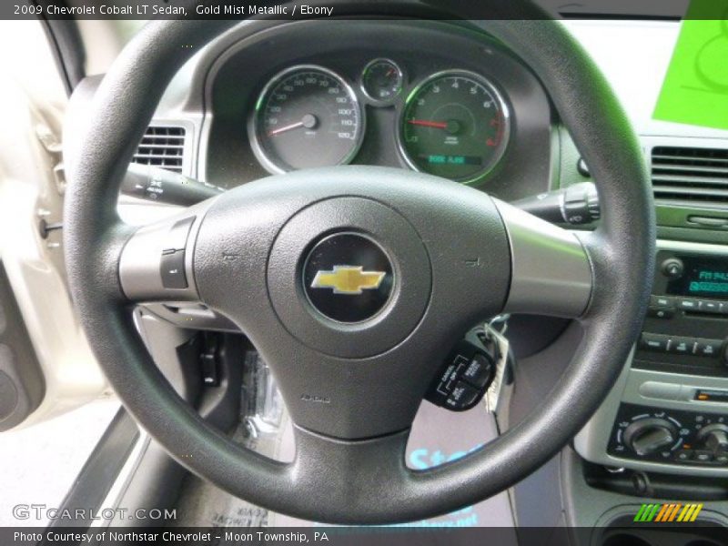 Gold Mist Metallic / Ebony 2009 Chevrolet Cobalt LT Sedan