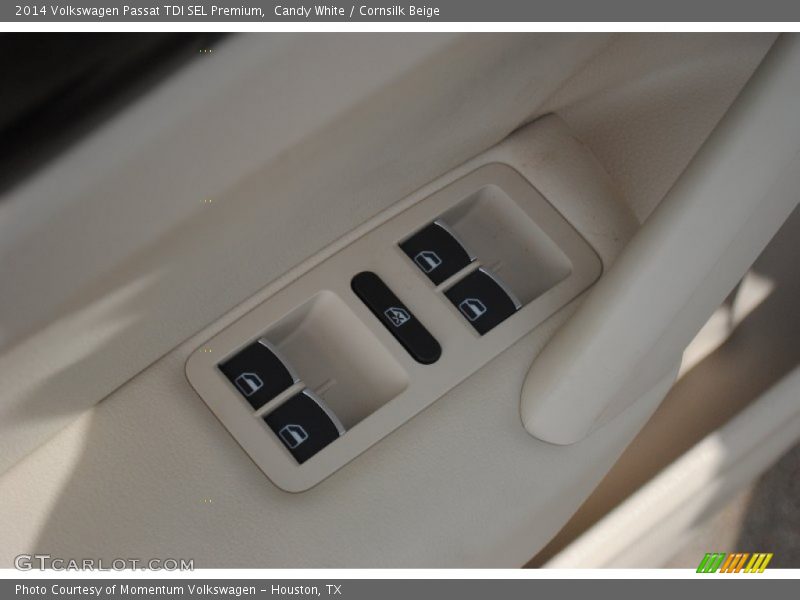 Candy White / Cornsilk Beige 2014 Volkswagen Passat TDI SEL Premium