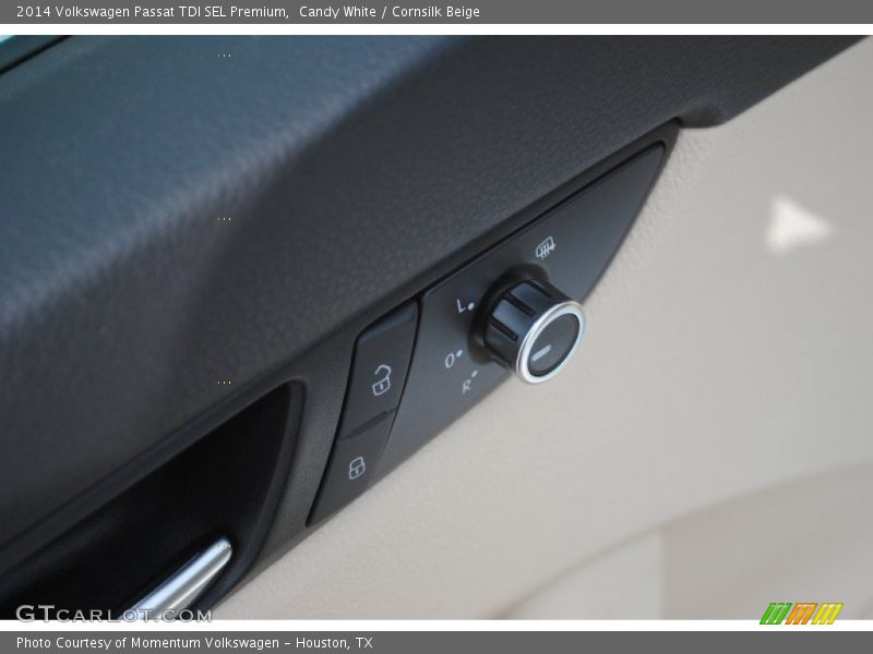 Candy White / Cornsilk Beige 2014 Volkswagen Passat TDI SEL Premium
