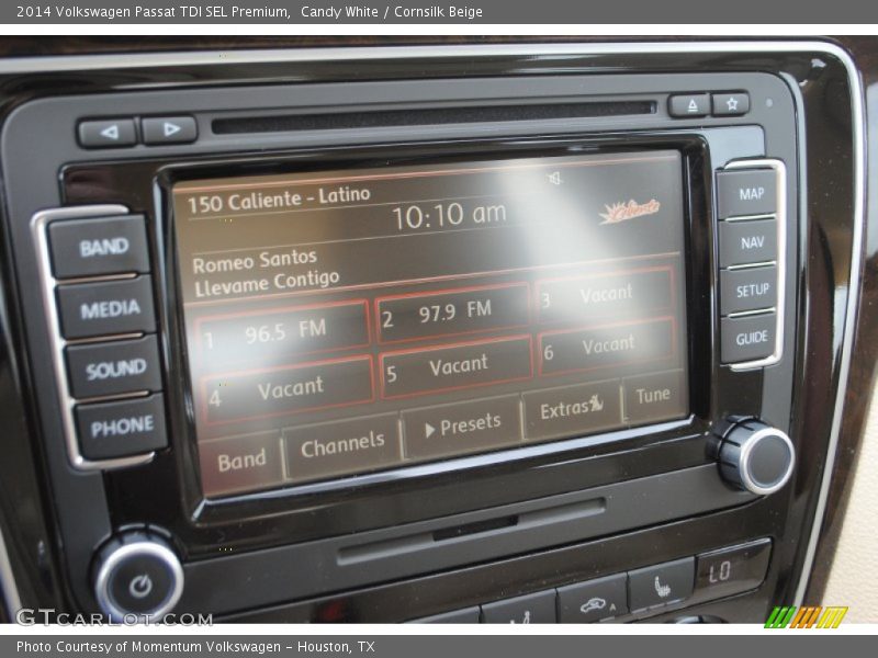 Candy White / Cornsilk Beige 2014 Volkswagen Passat TDI SEL Premium