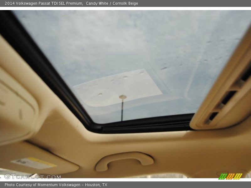 Candy White / Cornsilk Beige 2014 Volkswagen Passat TDI SEL Premium
