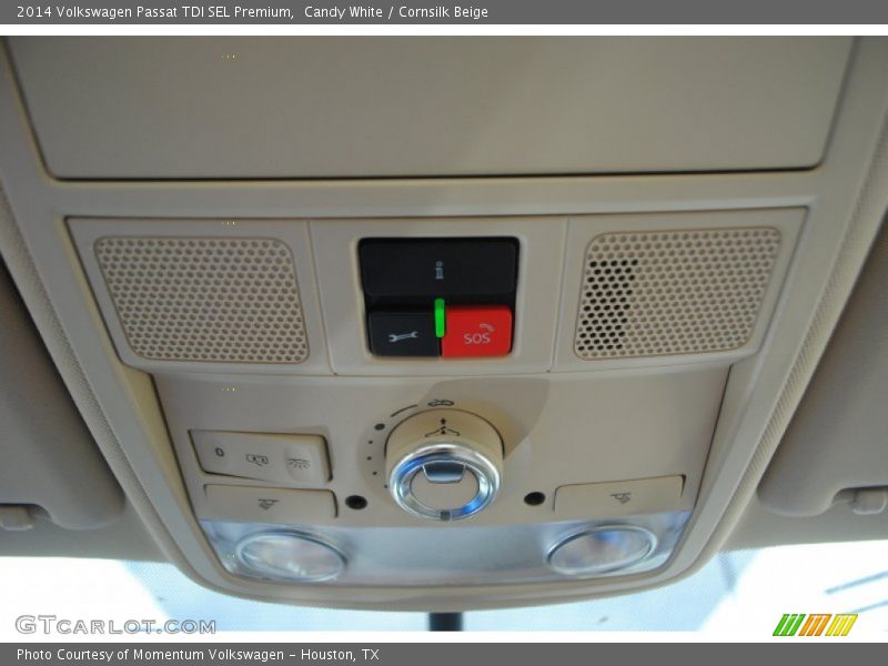 Candy White / Cornsilk Beige 2014 Volkswagen Passat TDI SEL Premium
